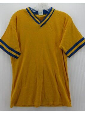 VGT Empire Shirt Large Pullover Ringer Jersey 70s Union Made Blank *